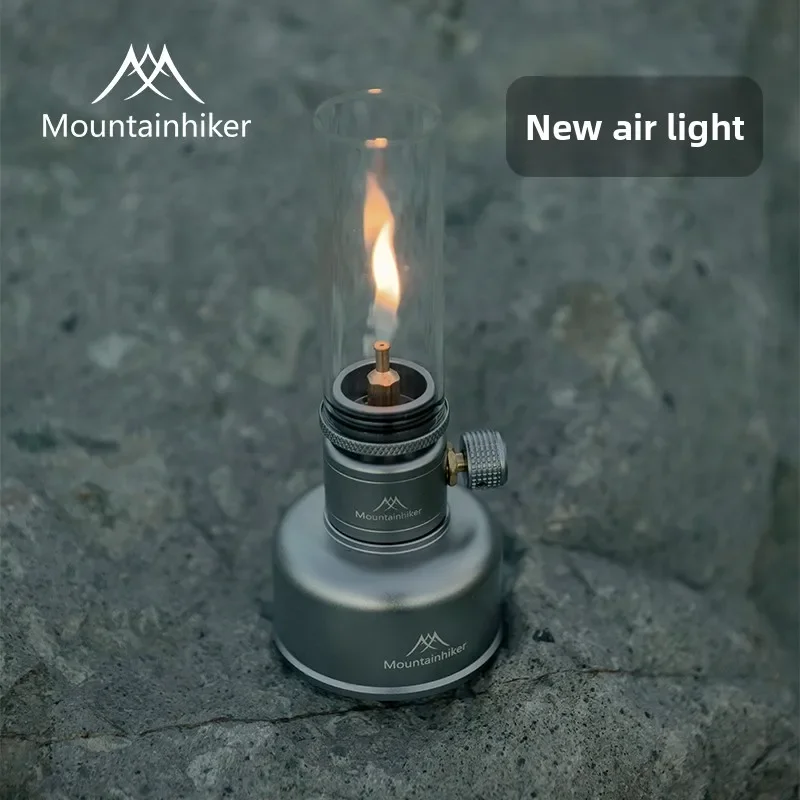 Outdoor Camping Glamping Share - MOUNTAINHIKER 新しい屋外ガスライトセットピクニックキャンプレトロ装飾アンビエンスライトクリエイティブデスクトップベッドサイドガスランプ