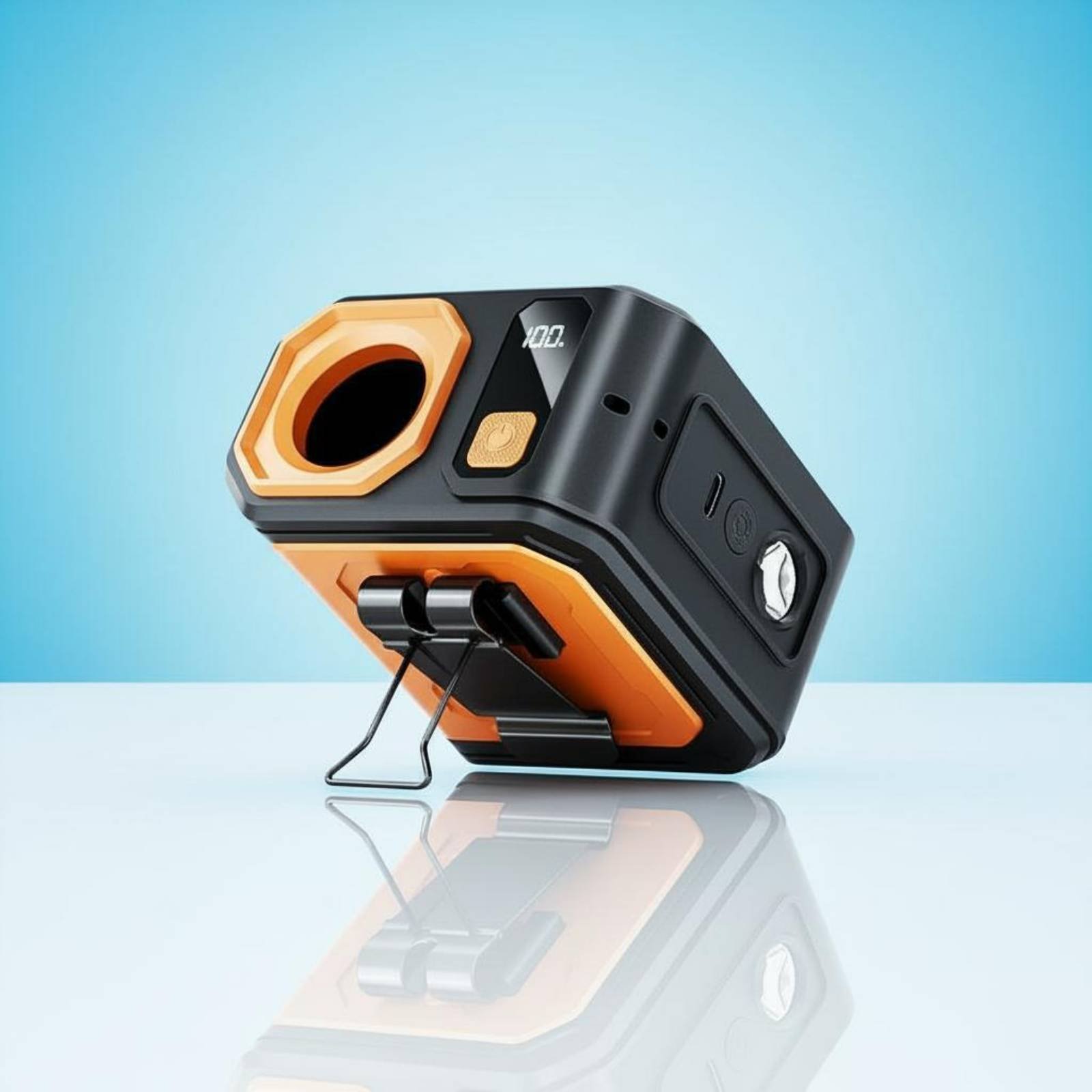 Outdoor Camping Jobs - ウエストファスナーファン 高速風力ベルト装着ファン 電池式 軽量小型 屋外作業者、キャンプ、現場作業用