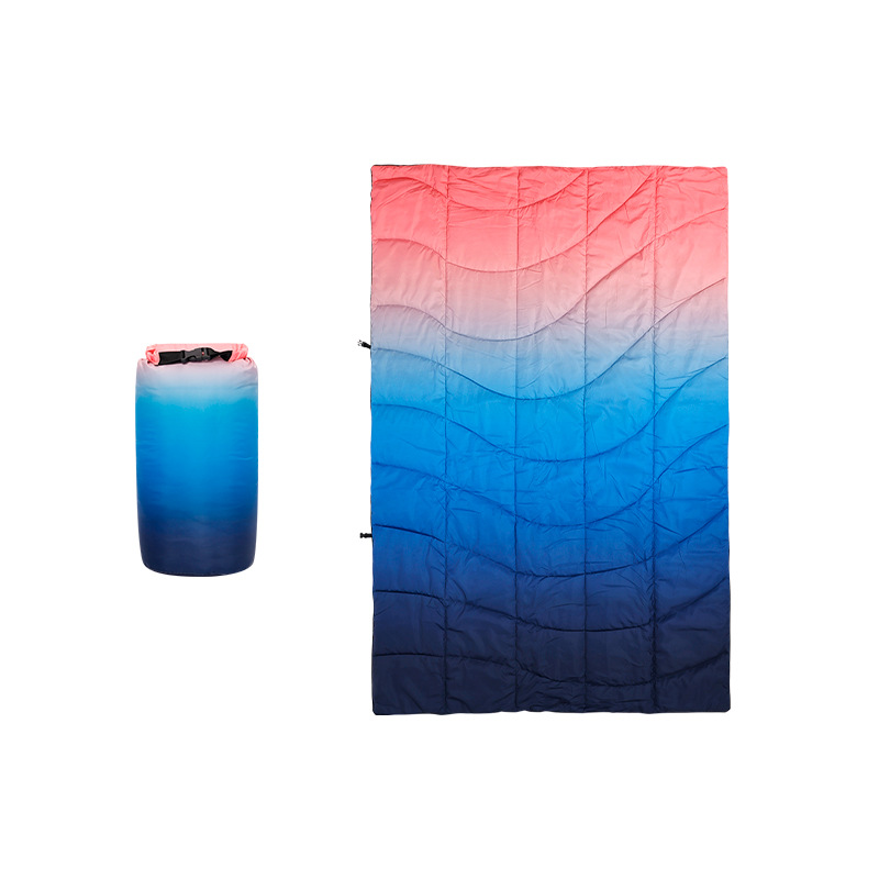 Outdoor Camping Mattress - ポータブル多機能冬用キャンプキルト折りたたみ式防湿マットレス厚く暖かいショール屋外旅行ピクニック用