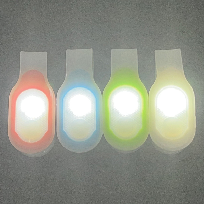 Outdoor Camping Glamping Share - 1 セットクリップオン自転車バックパック警告ランプミニ充電式磁気シリコーン LED 安全ライト屋外スポーツキャンプハイキング用