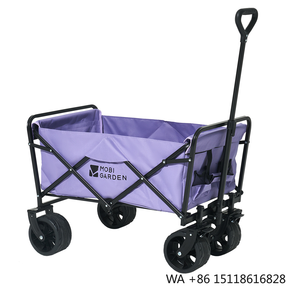 Outdoor Camping Vehicle - モビガーデン折りたたみ式四輪ポータブルワゴン、キャンプ車やキャンプカート専用
