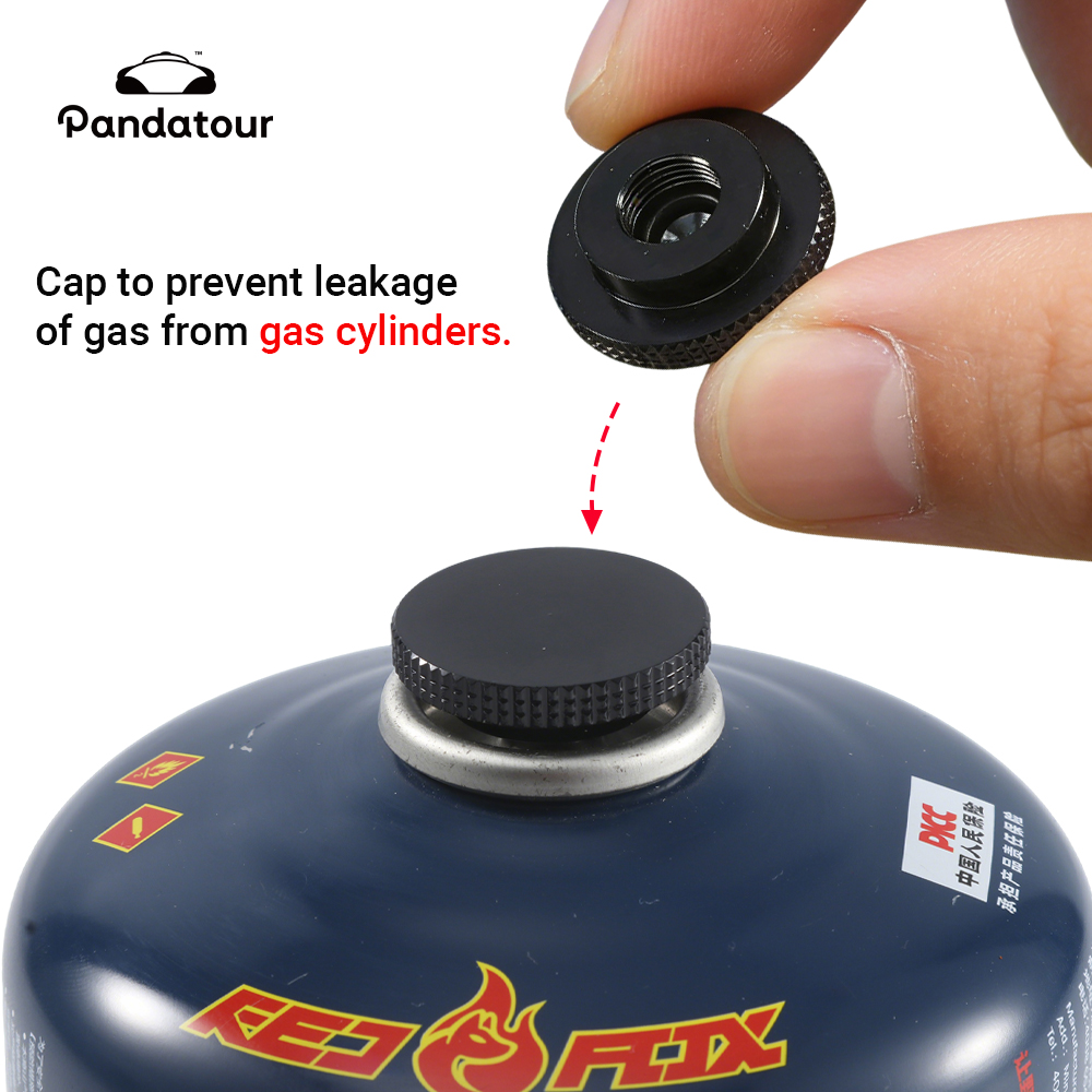 Outdoor Camping Outlet - Pandatour アウトドア キャンプ用ガスタンク漏れ防止プラグ 液化ガス接続ラインブロッキングキャップ ガスタンクキャップ アウトドアストーブキャップ