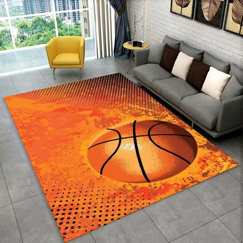 Outdoor Camping Mats Large - レトロバスケットボールコートスポーツ大面積ラグ滑り止め耐久性のあるカーペット寝室リビングルームソファドアマット家の装飾フロアマット