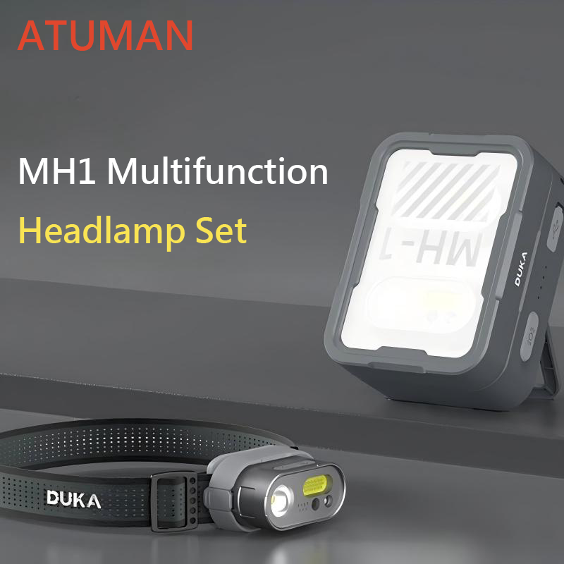 Outdoor Camping Glamping Share - DUKA ATuMan MH1 多機能ヘッドライトセット屋外強力ヘッドライトポータブルキャンプライト屋外緊急照明ツール