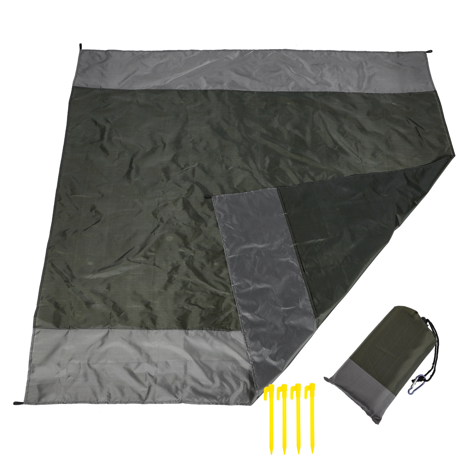 Outdoor Camping Mats Large - 防水折りたたみ式ピクニックマット1セット、大型ビーチブランケット、ポータブルアウトドアラグ、多目的キャンプマット、快適なシートクッション