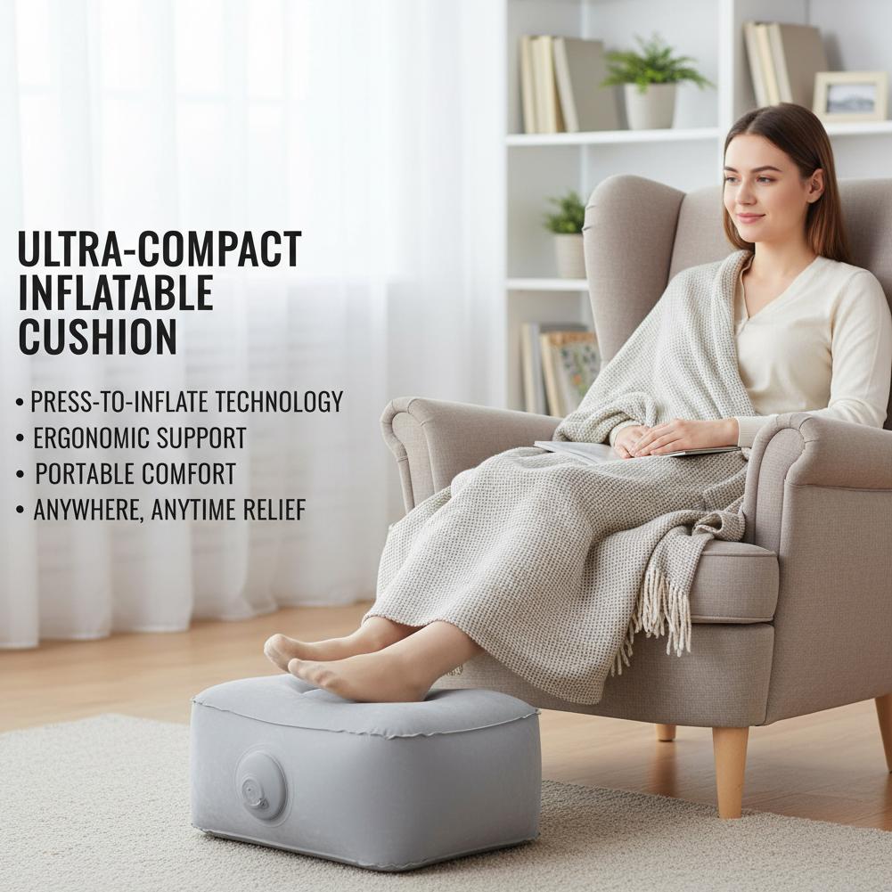 プレス式インフレータブルクッション フットレスト用 車旅行用 - Outdoor Camping Mattress のレビューと価格