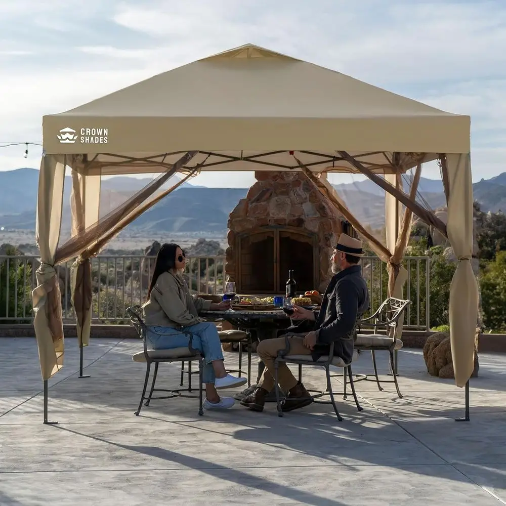 10x10フィートの蚊帳付きガゼボ、4本のロープ、8本の杭、 - Outdoor Camping Mosquito Net のレビューと価格