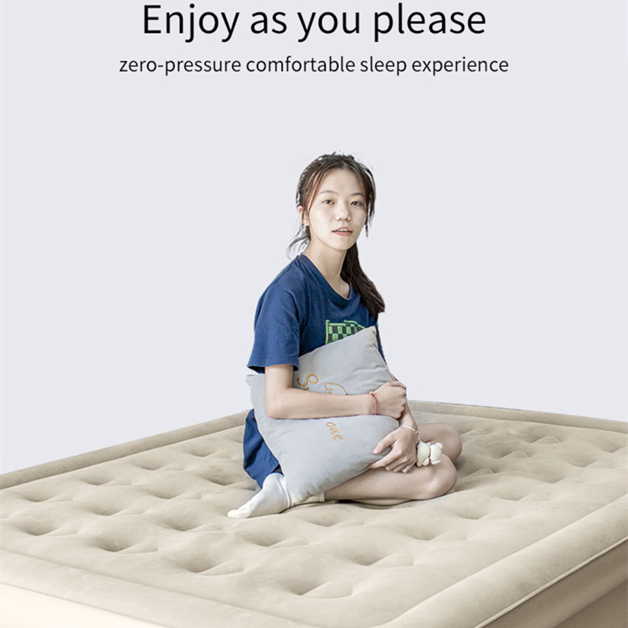インフレータブルPVCスリーピングマットレス,豪華な2人用キ - Outdoor Camping Mattress のレビューと価格