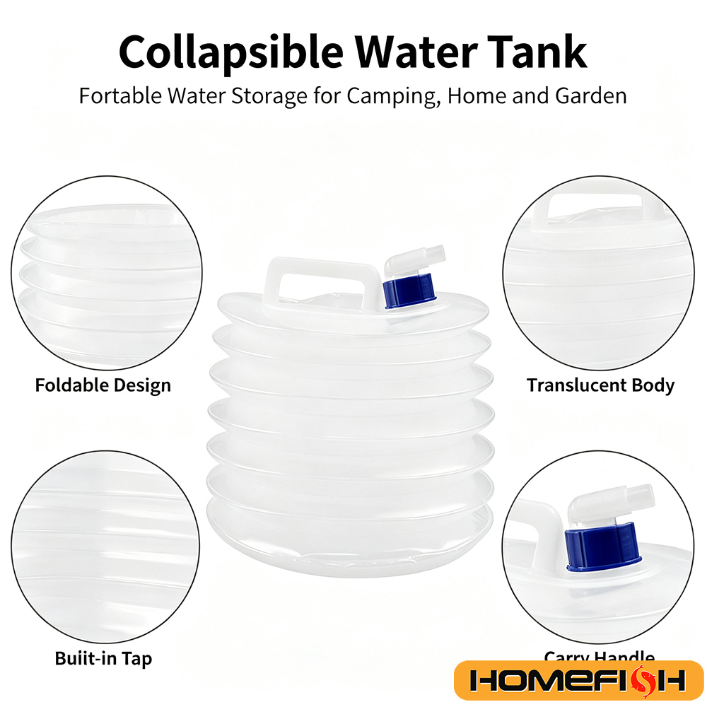 携帯用折りたたみ式水貯蔵バケツ 5/10/15L 緊急時/ア - Outdoor Camping Water Tank のレビューと価格