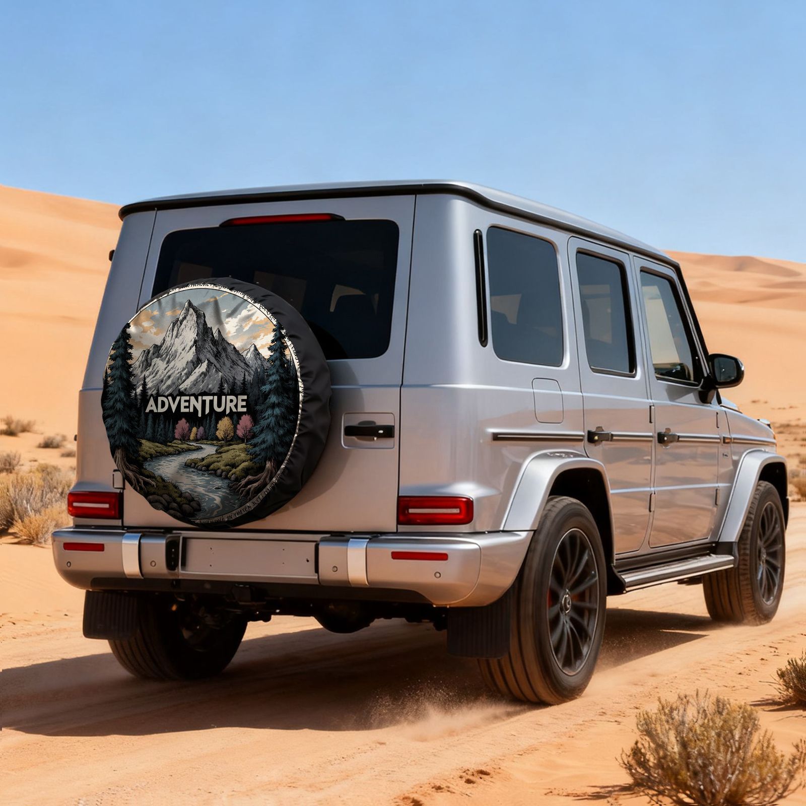 ヴィンテージアウトドアアドベンチャーシェーニープリントタイヤ - Outdoor Camping Vehicle のレビューと価格