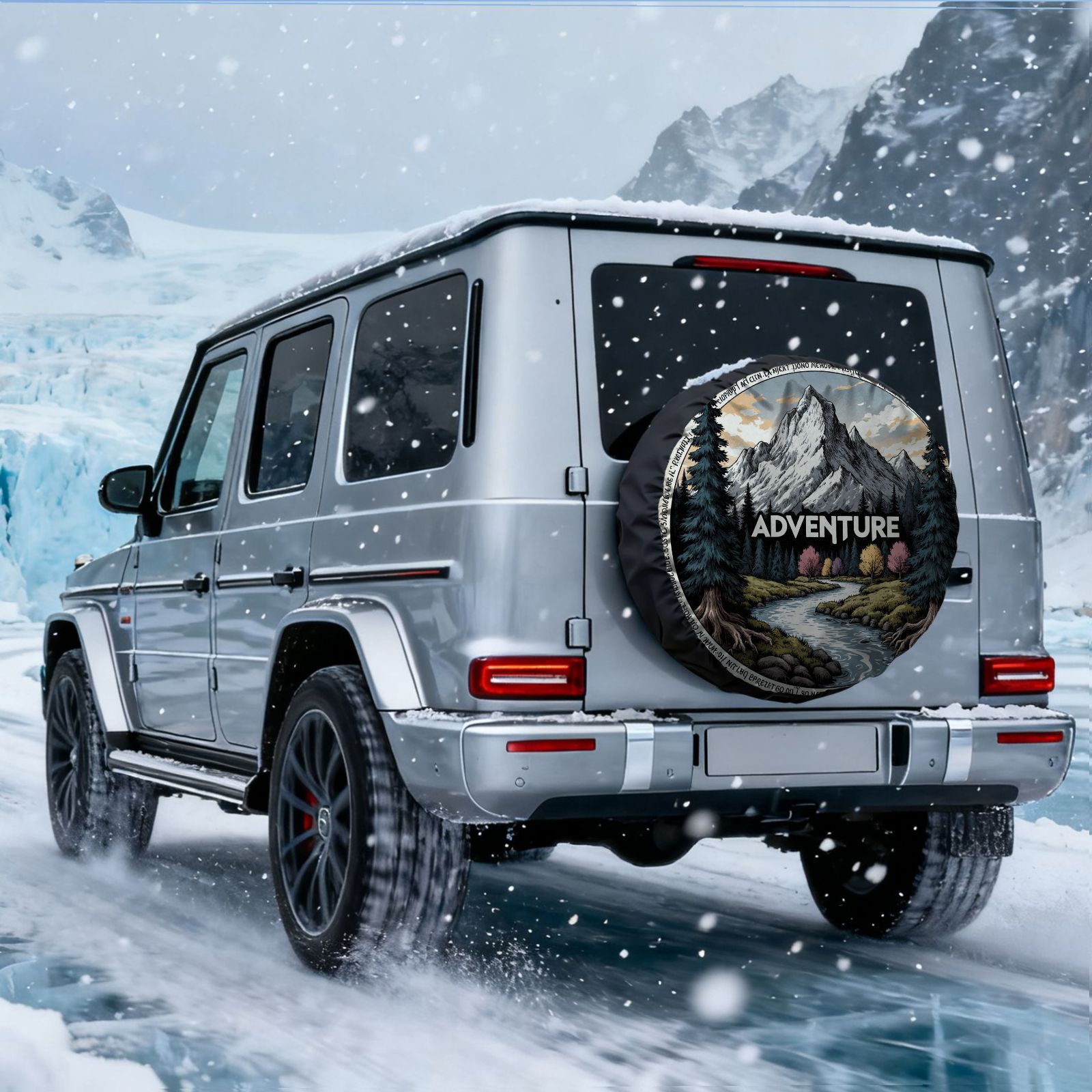 ヴィンテージアウトドアアドベンチャーシェーニープリントタイヤ - Outdoor Camping Vehicle のレビューと価格
