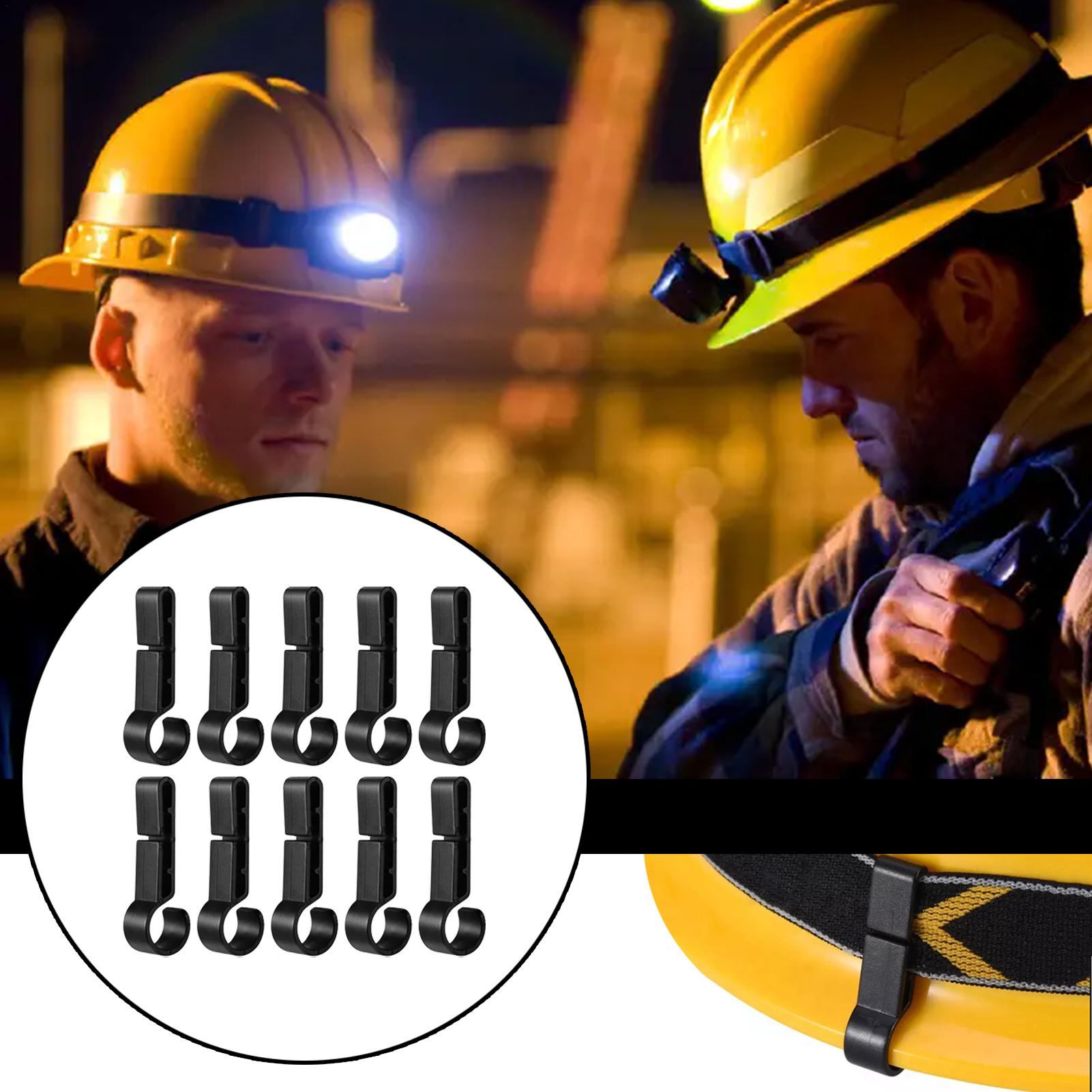 ヘルメット用ヘッドランプクリップ、プラスチック製ヘルメットク - Headlamp のレビューと価格