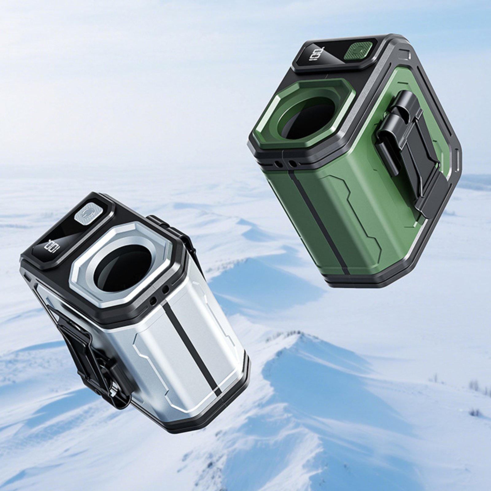 ウエストファスナーファン 高速風力ベルト装着ファン 電池式  - Outdoor Camping Jobs のレビューと価格