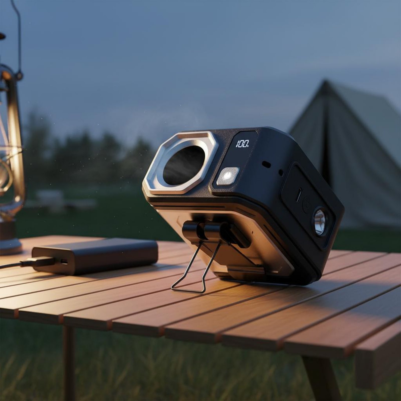 ウエストファスナーファン 高速風力ベルト装着ファン 電池式  - Outdoor Camping Jobs のレビューと価格