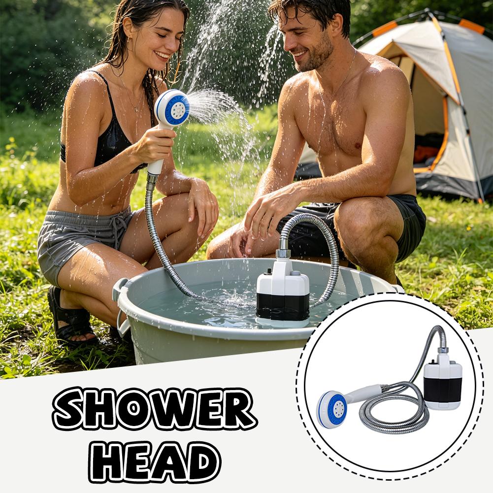 USB充電式ポータブル電動シャワーポンプ、屋外キャンプ、旅行 - Outdoor Camping Vehicle のレビューと価格
