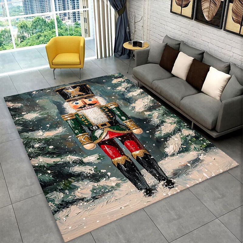 漫画くるみ割り人形メリークリスマス大面積ラグ滑り止めカーペッ - Outdoor Camping Mats Large のレビューと価格