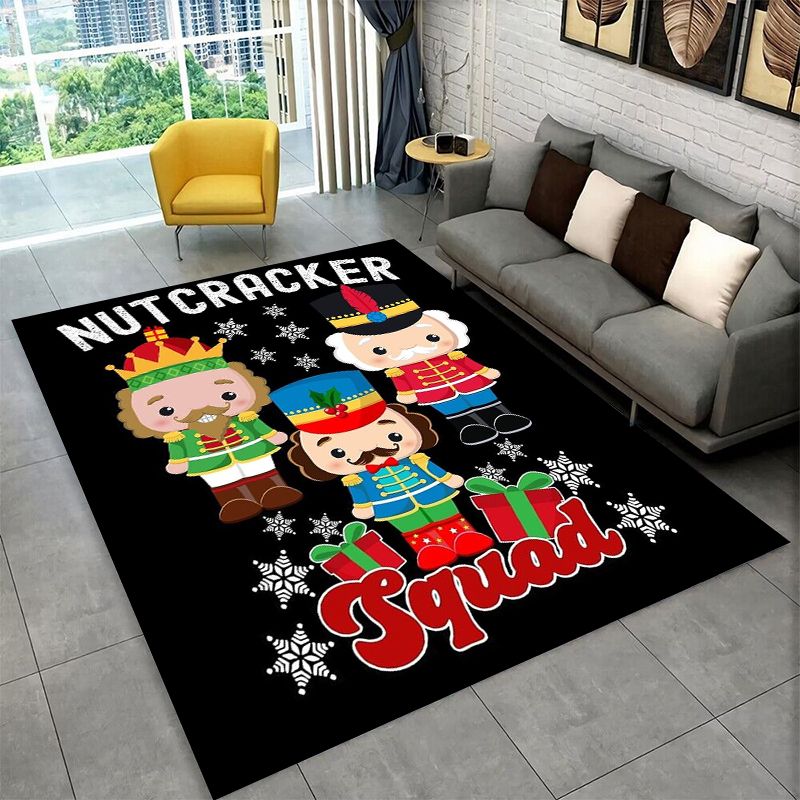 漫画くるみ割り人形メリークリスマス大面積ラグ滑り止めカーペッ - Outdoor Camping Mats Large のレビューと価格