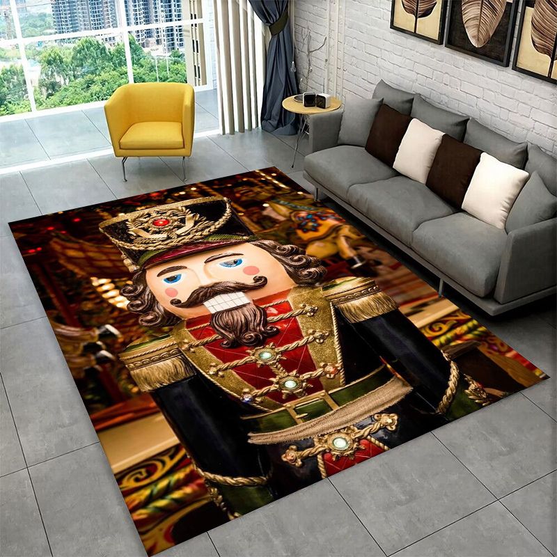 漫画くるみ割り人形メリークリスマス大面積ラグ滑り止めカーペッ - Outdoor Camping Mats Large のレビューと価格