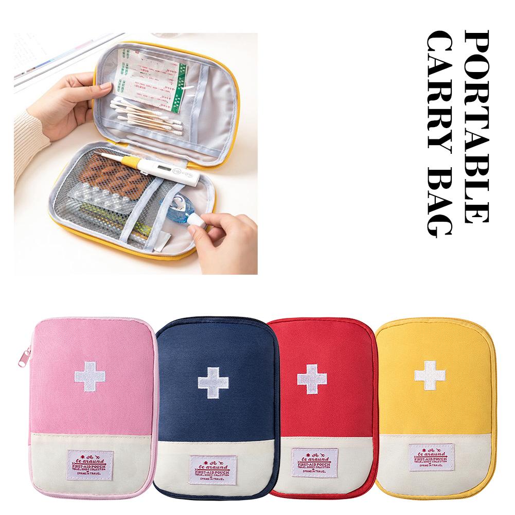 ポータブル救急医療キット旅行アウトドアキャンプ緊急薬収納バッ - First Aid Kit Camping のレビューと価格