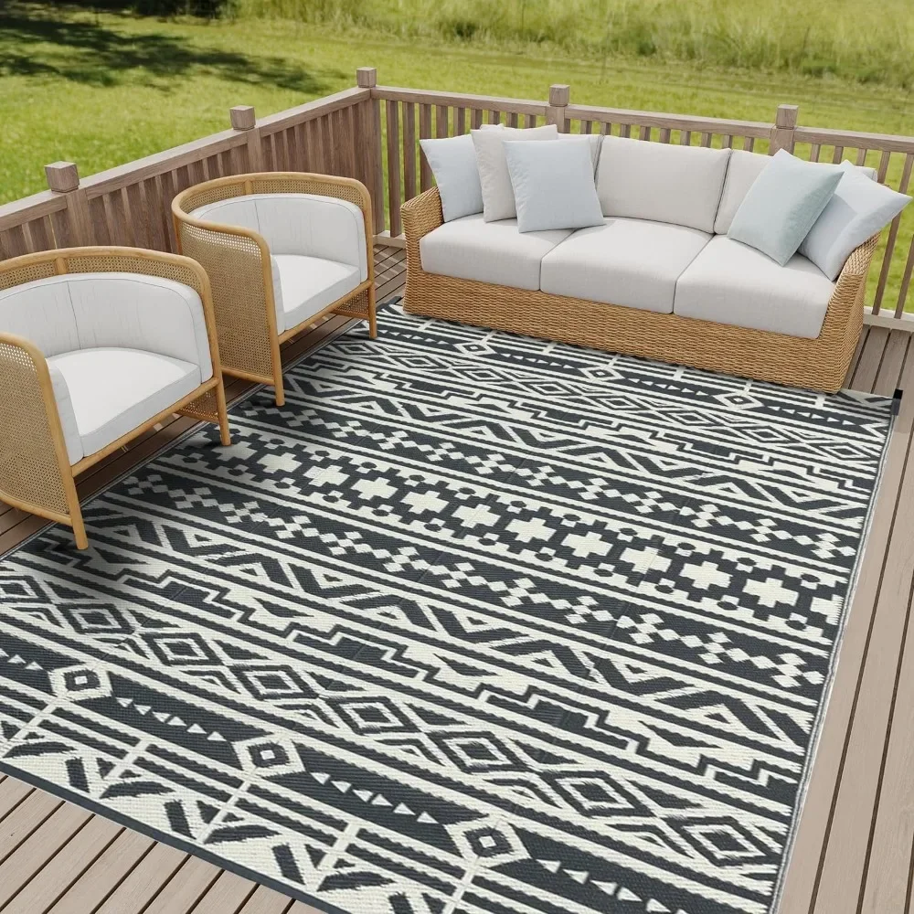 # 防水マット屋外ラグ 9 フィート x 12 フィート パ - Outdoor Camping Mats Large のレビューと価格