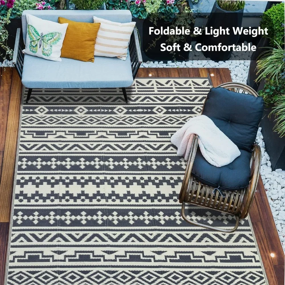 # 防水マット屋外ラグ 9 フィート x 12 フィート パ - Outdoor Camping Mats Large のレビューと価格