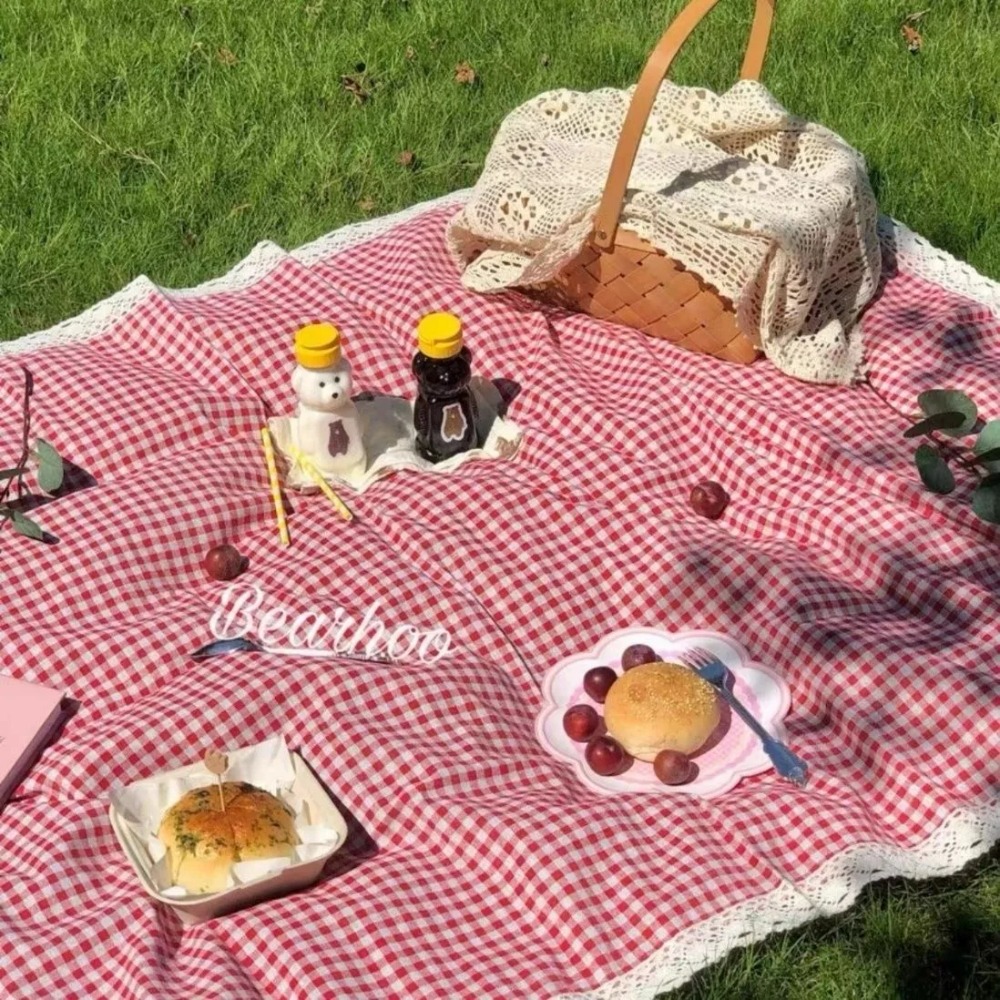 1pc 屋外ピクニックマット、夏用厚手防水ビーチブランケット - Outdoor Camping Mattress のレビューと価格