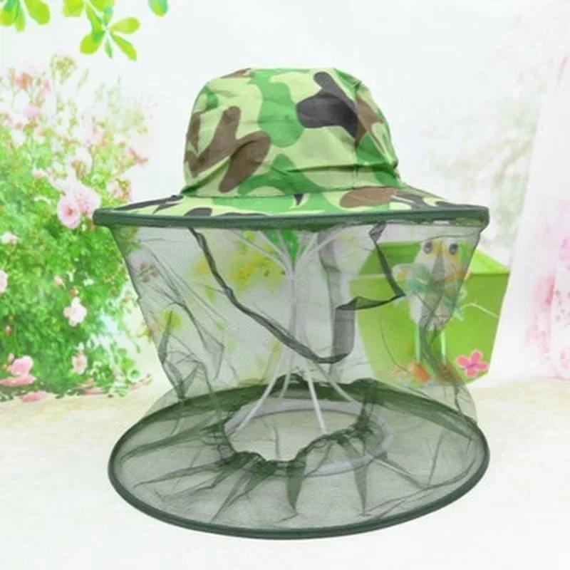 旅行プルオーバー蚊帳帽子屋外防虫帽子キャンプ防蚊帽子ネットキ - Outdoor Camping Mosquito Net のレビューと価格