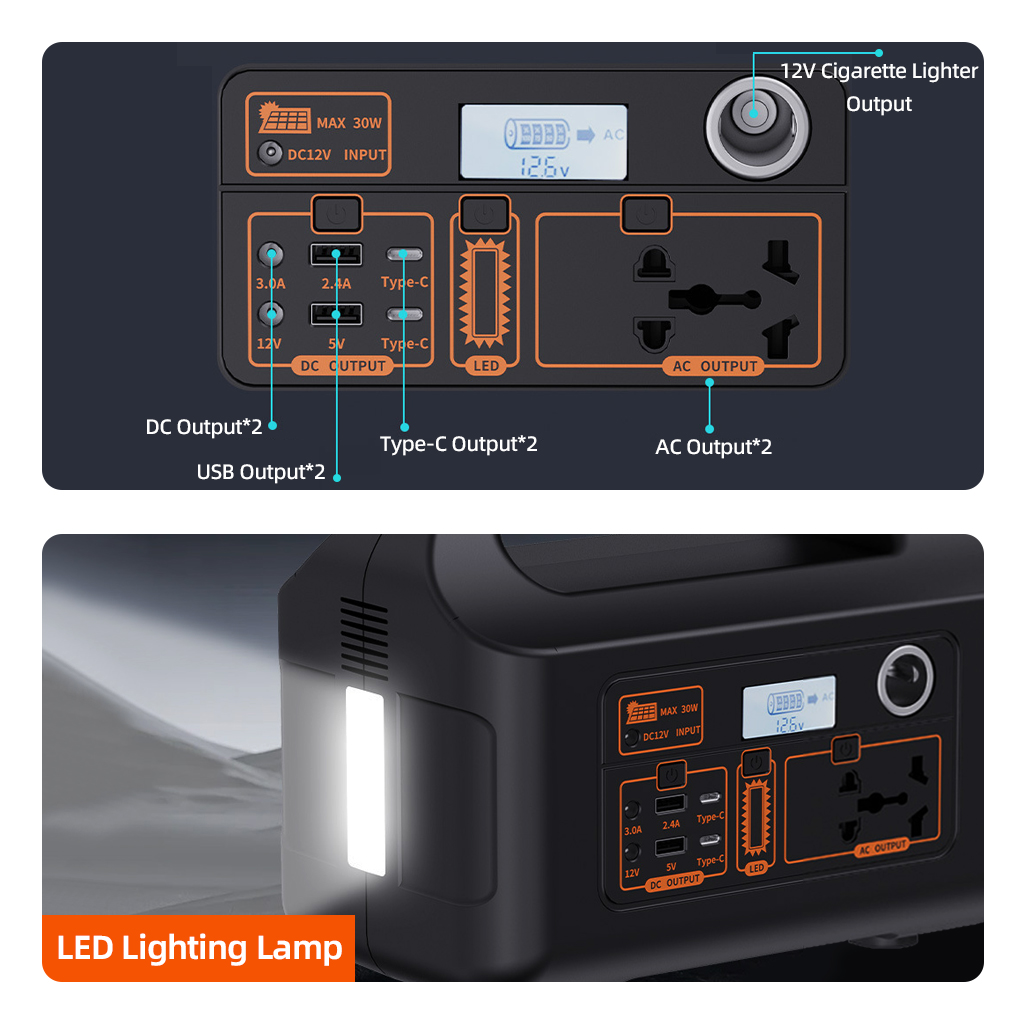 150Wポータブル電源発電機 110V 220V LEDライ - Outdoor Camping Glamping Share のレビューと価格