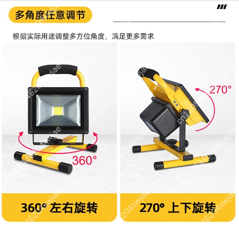 ポータブル防水LED投光器、充電式、停電時の緊急照明、屋外キ - Outdoor Camping Jobs のレビューと価格