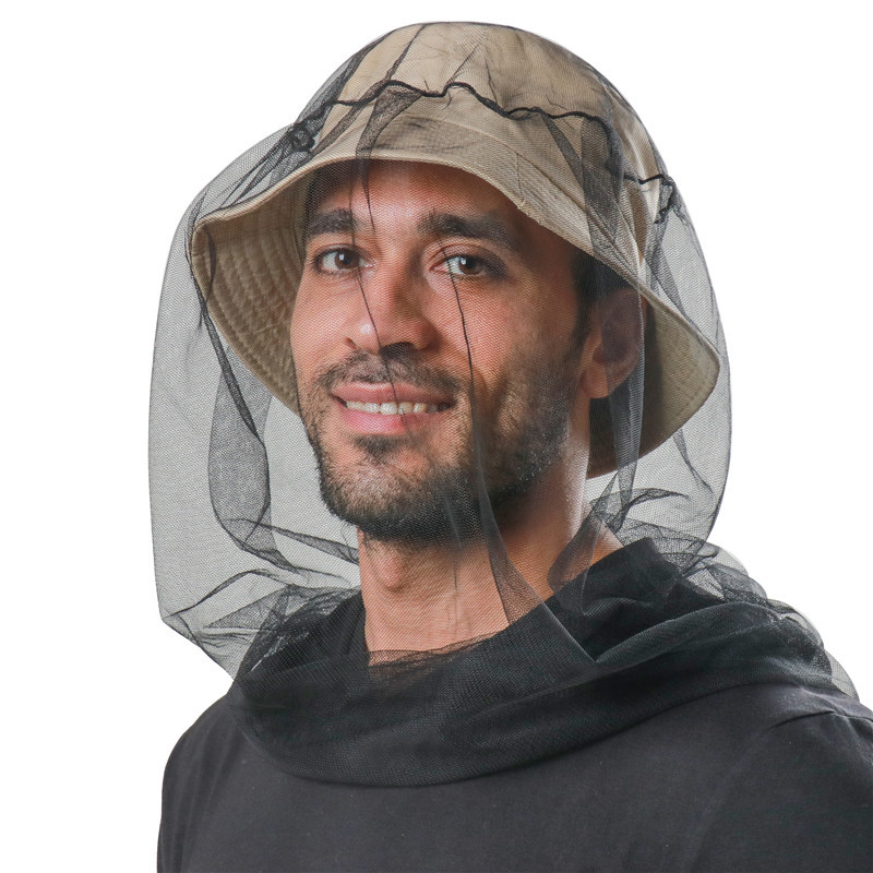 屋外釣り用帽子、蚊帳ヘッドカバー、メッシュネットフェイスプロ - Outdoor Camping Mosquito Net のレビューと価格