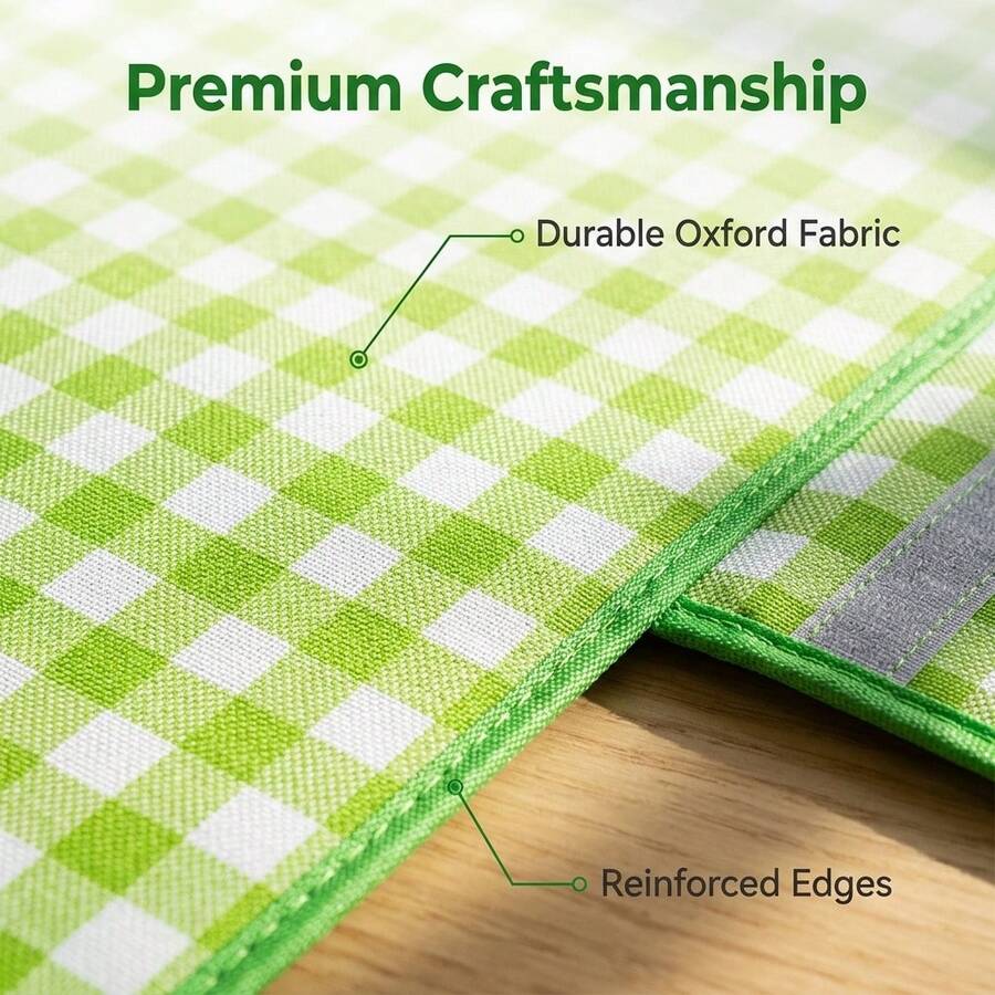 防水折りたたみ式チェック柄ピクニックマット、特大ポータブル屋 - Outdoor Camping Mats Large のレビューと価格