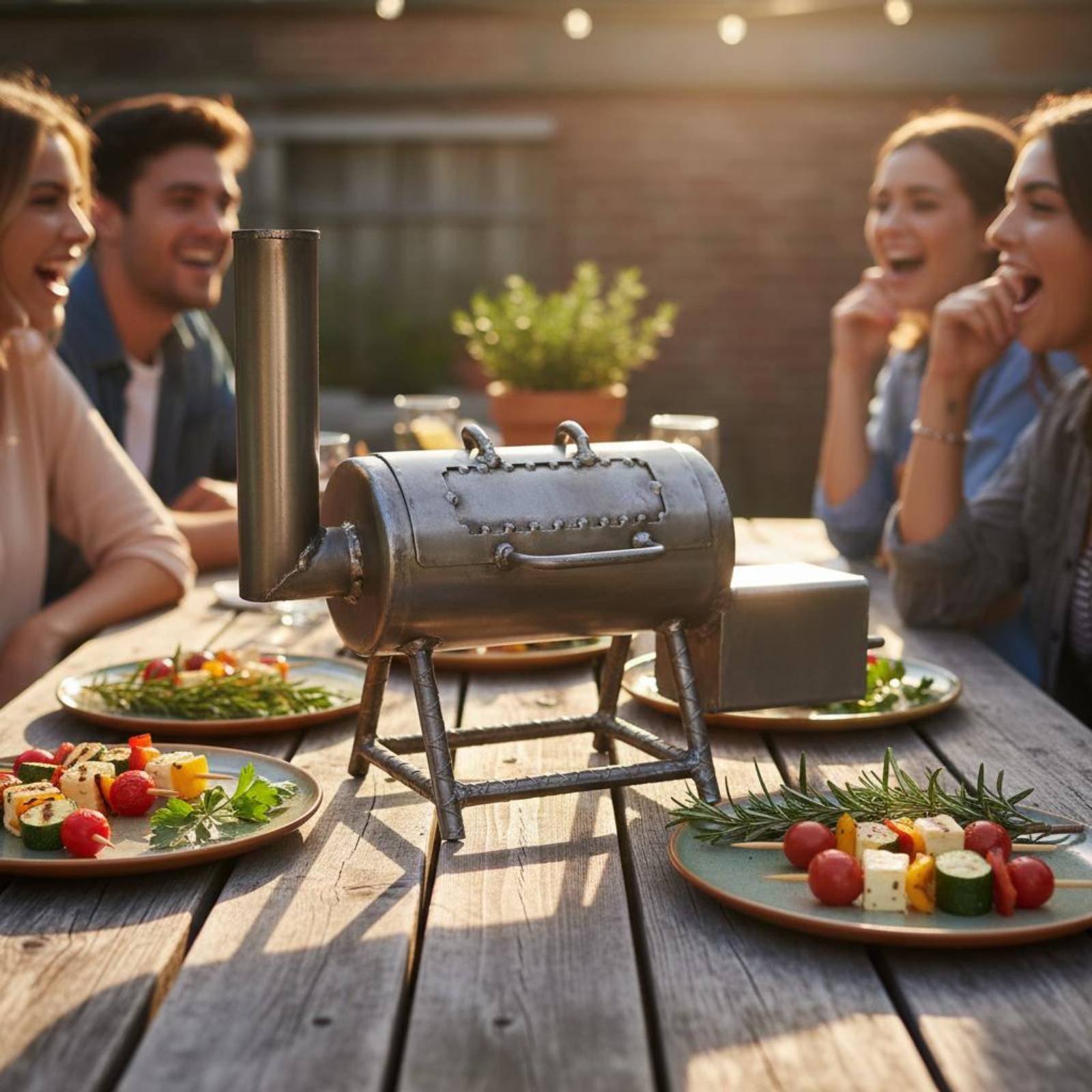 ミニグリルギフトアイデア ポータブルバーベキューグリル 小型 - Outdoor Camping Ideas のレビューと価格