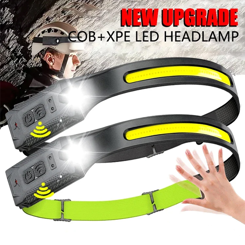 LED ヘッドランプ USB 充電式 3 モード照明ヘッドラ - Headlamp のレビューと価格