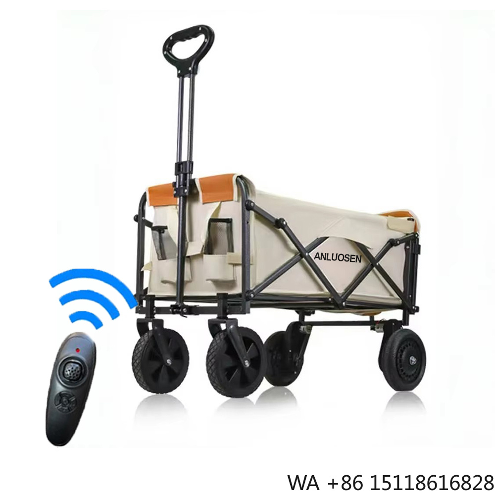 電動キャンプワゴンカート 折りたたみ式 2000mAh 電動 - Outdoor Camping Furniture のレビューと価格