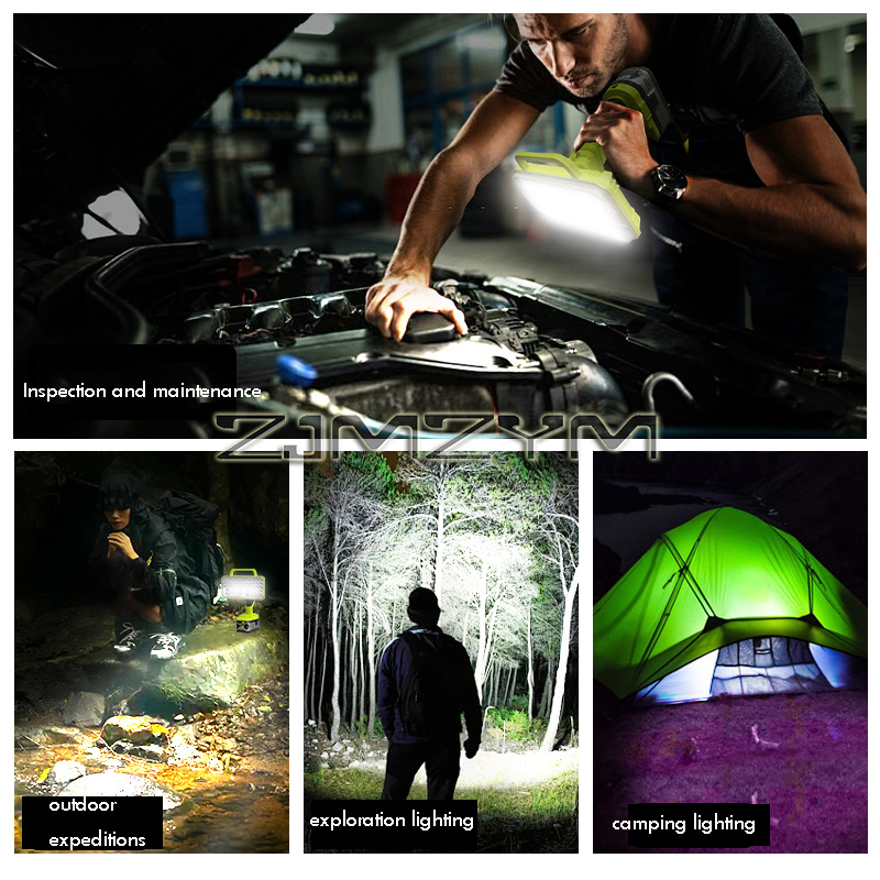 9インチ 40W LED作業灯 コードレスLED懐中電灯 1 - Outdoor Camping Jobs のレビューと価格