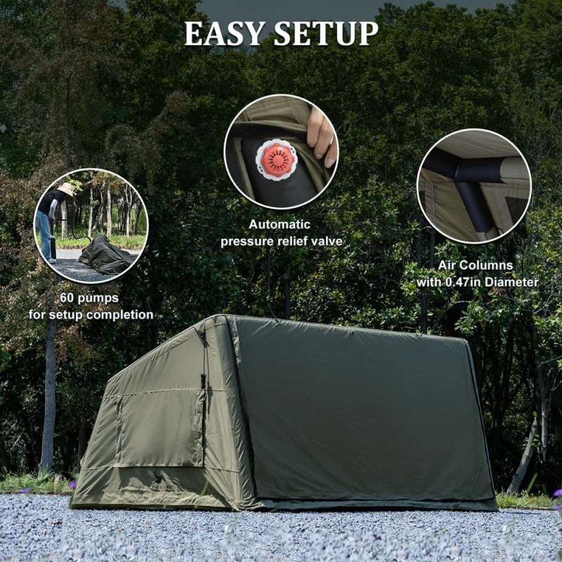 屋外自動膨張式キャンプテント キャンプパーティー 四季対応  - Outdoor Camping Tent Waterproof のレビューと価格