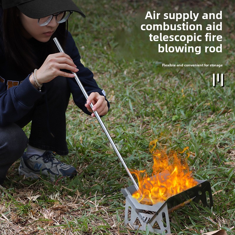 屋外キャンプブローファイアチューブ吹管折りたたみ高効果的な小 - Outdoor Camping Youtube のレビューと価格