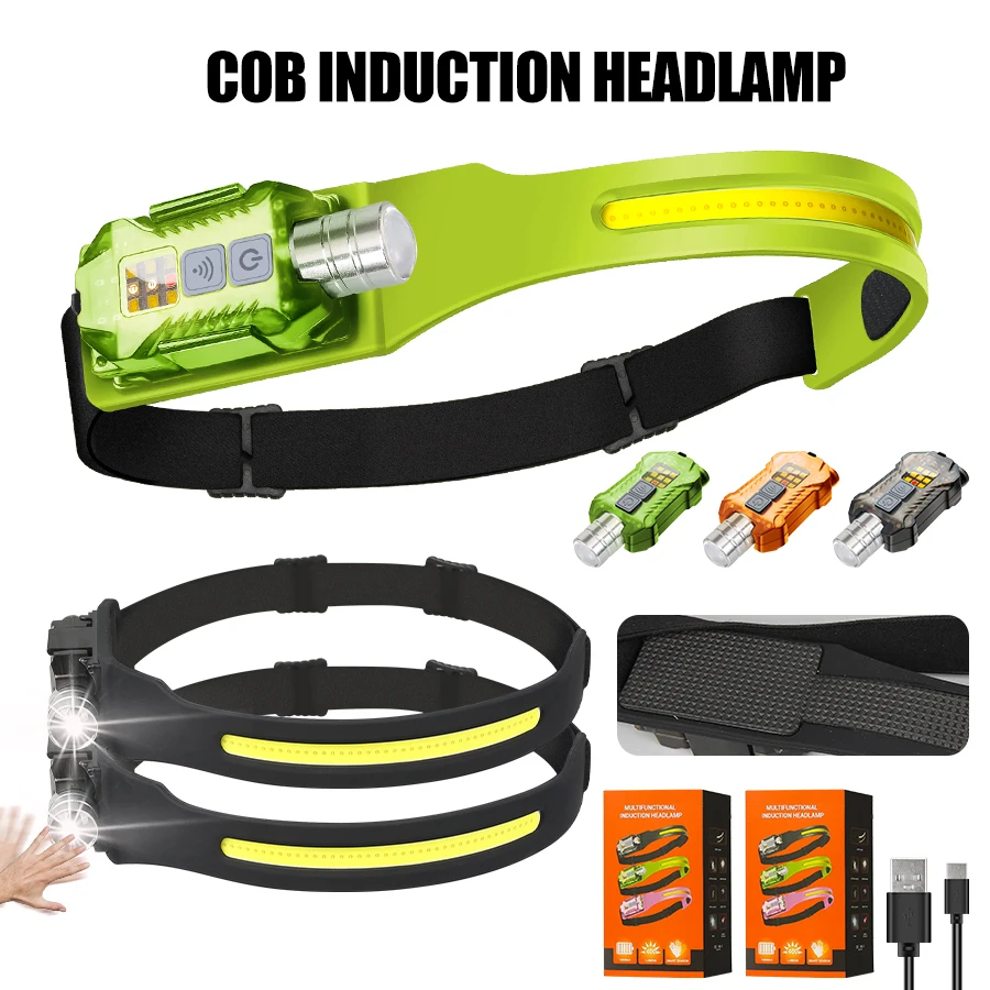 強力な LED ヘッドランプポータブル充電式ヘッド懐中電灯マ - Headlamp のレビューと価格