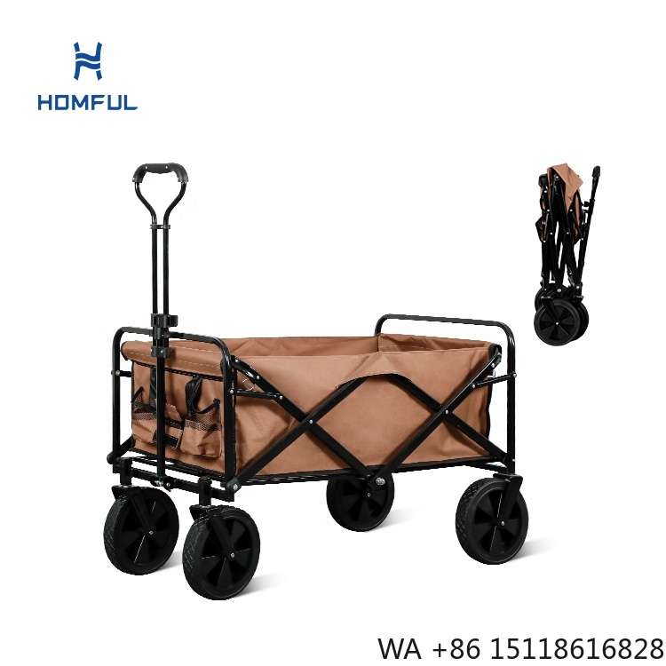 HOMFUL釣り用ボラーワゴン折りたたみ式キャンプトロリーワ - Outdoor Camping Furniture のレビューと価格