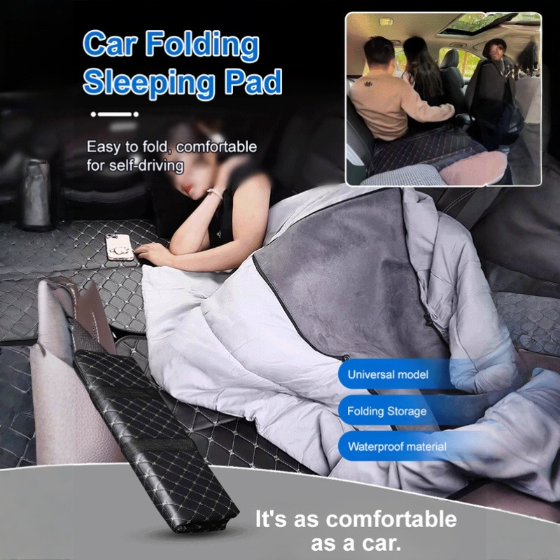 折りたたみ式車用後部座席ベッド、空気注入不要、インスタントセ - Outdoor Camping Mattress のレビューと価格