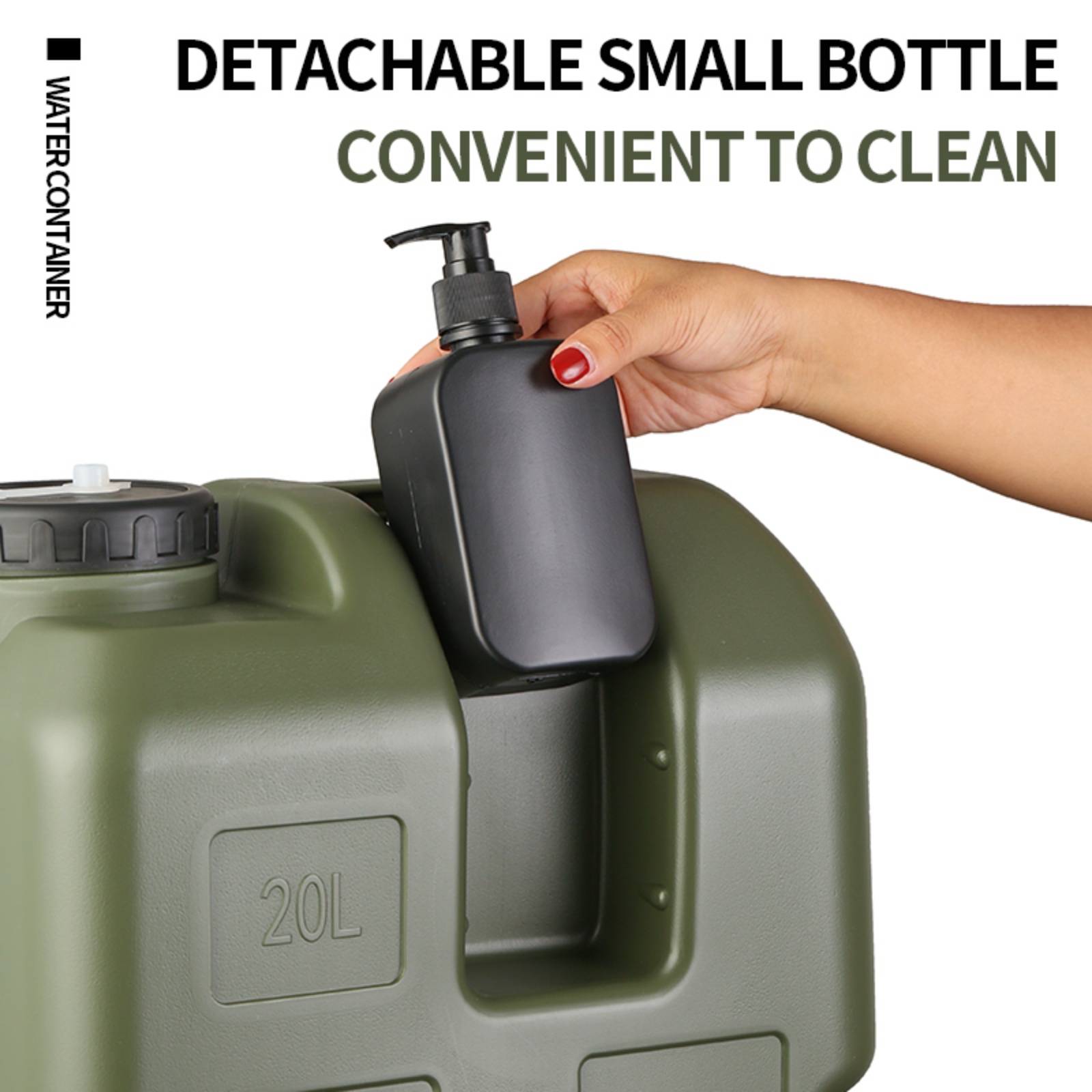 15/20Lポータブルキャンプ用ウォータージャグ、蛇口と石鹸 - Outdoor Camping Water Tank のレビューと価格