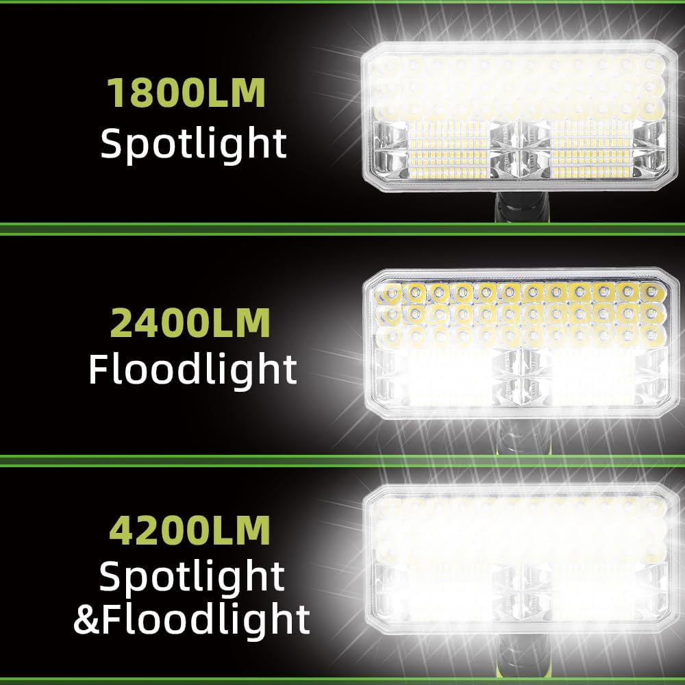 40W 4200LM コードレス LED 懐中電灯 リョービ - Outdoor Camping Jobs のレビューと価格