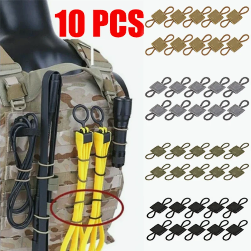 10 個 MOLLE 弾性バンドバッグバインディングバックル - Outdoor Camping Youtube のレビューと価格