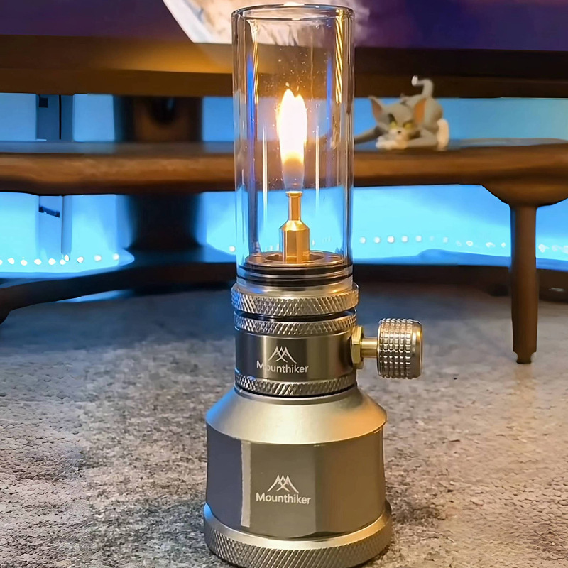 キャンプ用ガスランプ ポータブル 小型 吊り下げ式 ガラスガ - Outdoor Camping Outlet のレビューと価格