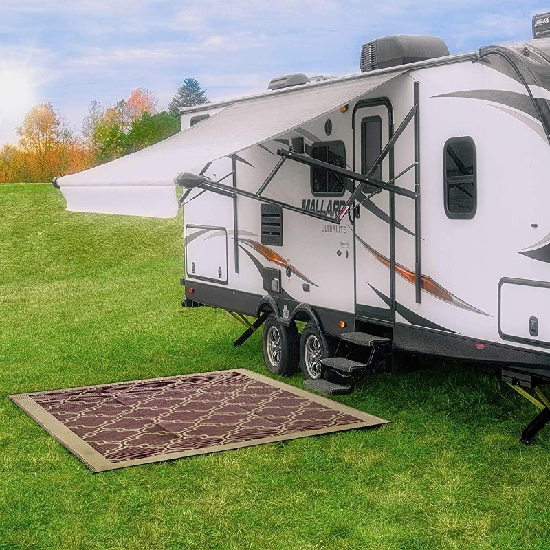 大型リバーシブル屋外パティオマット 42857 ピクニック  - Outdoor Camping Mats Large のレビューと価格