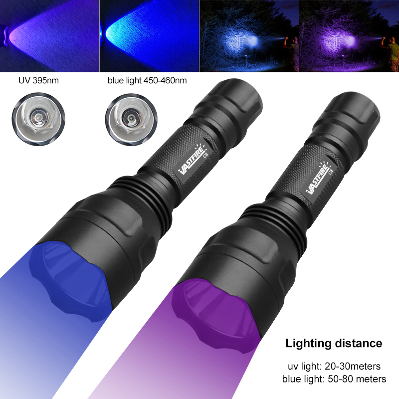ハイパワーLED UV懐中電灯セット 395NM/青色光トー - Outdoor Camping Glamping Share のレビューと価格