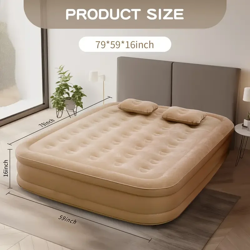 インテリアエアマットレス グランピングマット PVC インフ - Outdoor Camping Mattress のレビューと価格