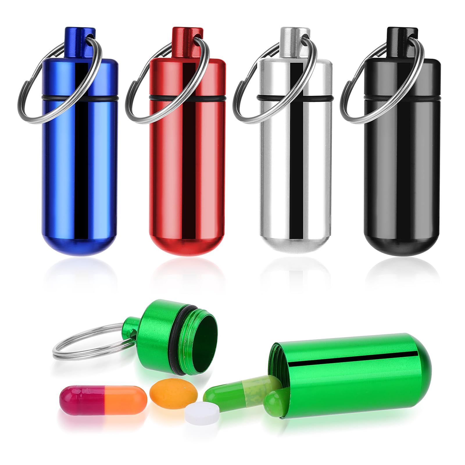 防水アルミ製ミニピルボックス,キーホルダー,ジオキャッチャー - Travel Outdoor Camping Youtube のレビューと価格