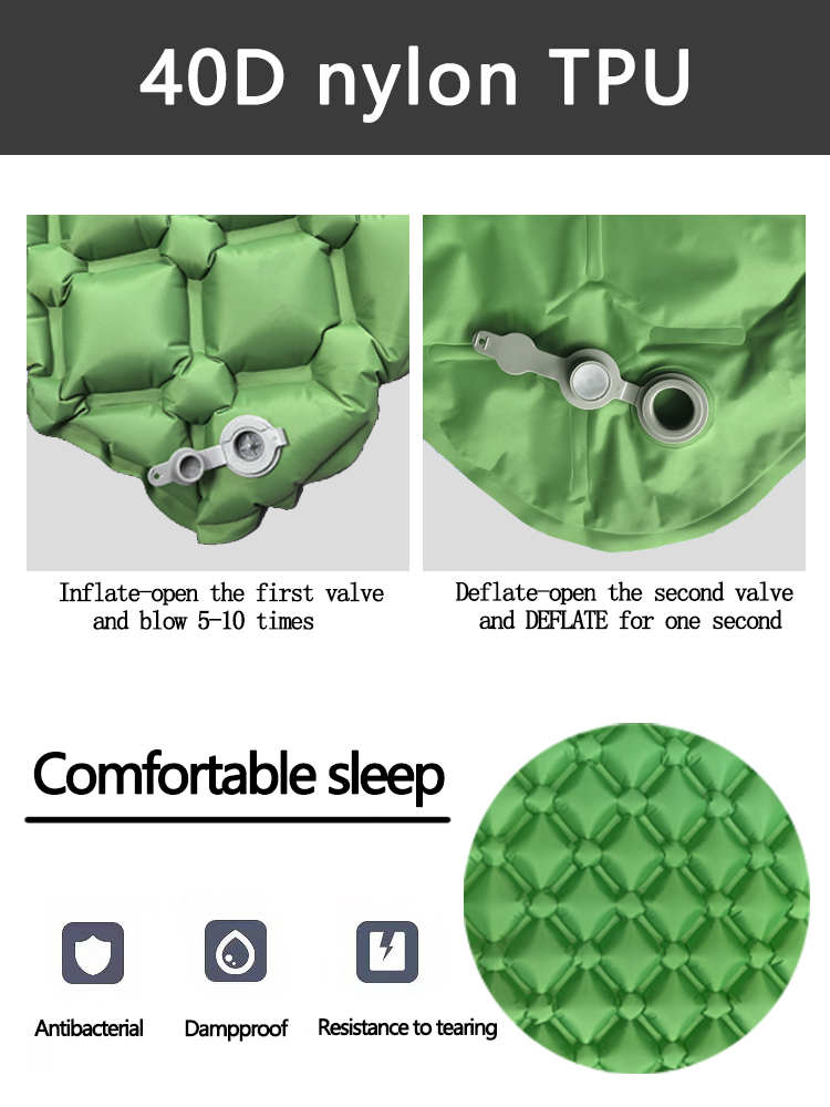 キャンプ用インフレータブルマットレス テント用折りたたみキャ - Outdoor Camping Mattress のレビューと価格