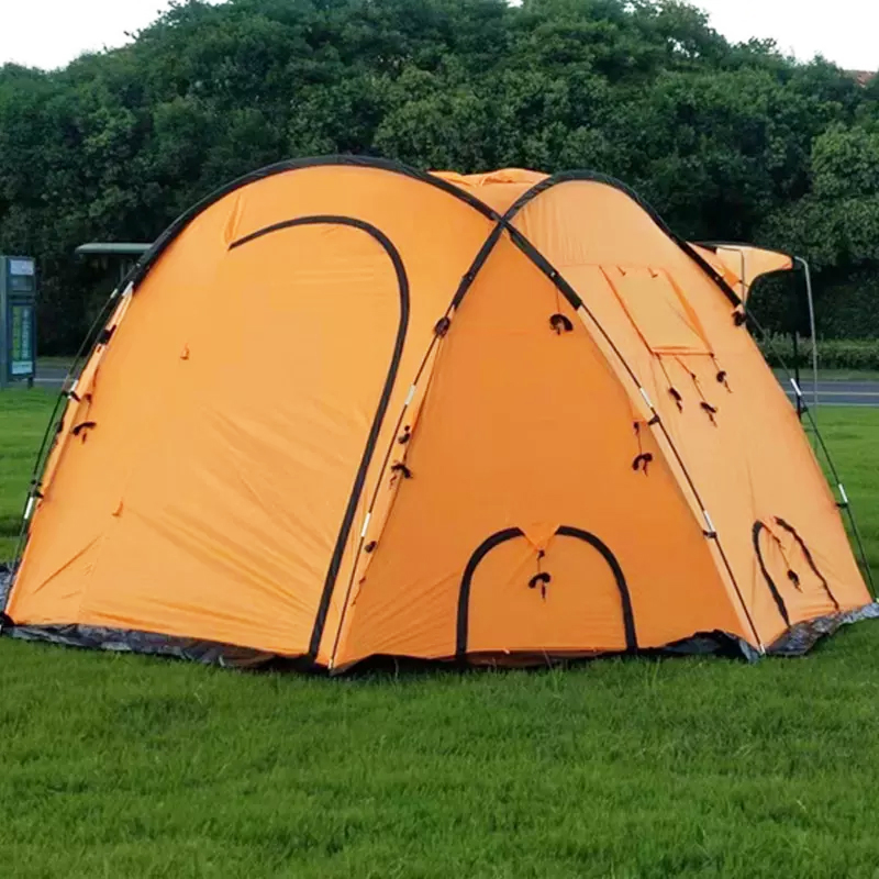ファミリーサイズ5～8人用3シーズン防水ダブルレイヤーキャン - Outdoor Camping Tent Waterproof のレビューと価格